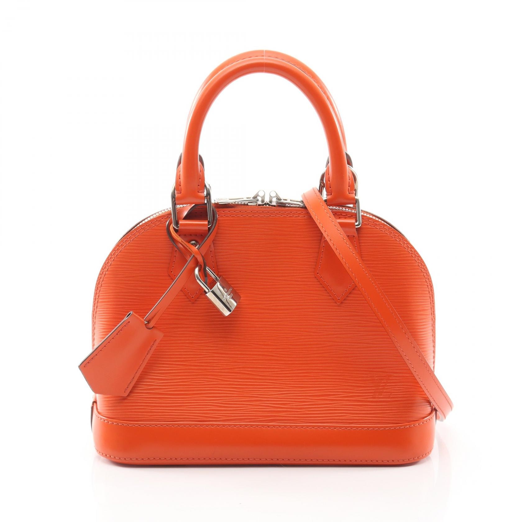 ルイ・ヴィトン LOUIS VUITTON アルマBB 2WAY ハンドバッグ バッグ レザー エピ ピモン レディース オレンジ系 M40854 【中古】