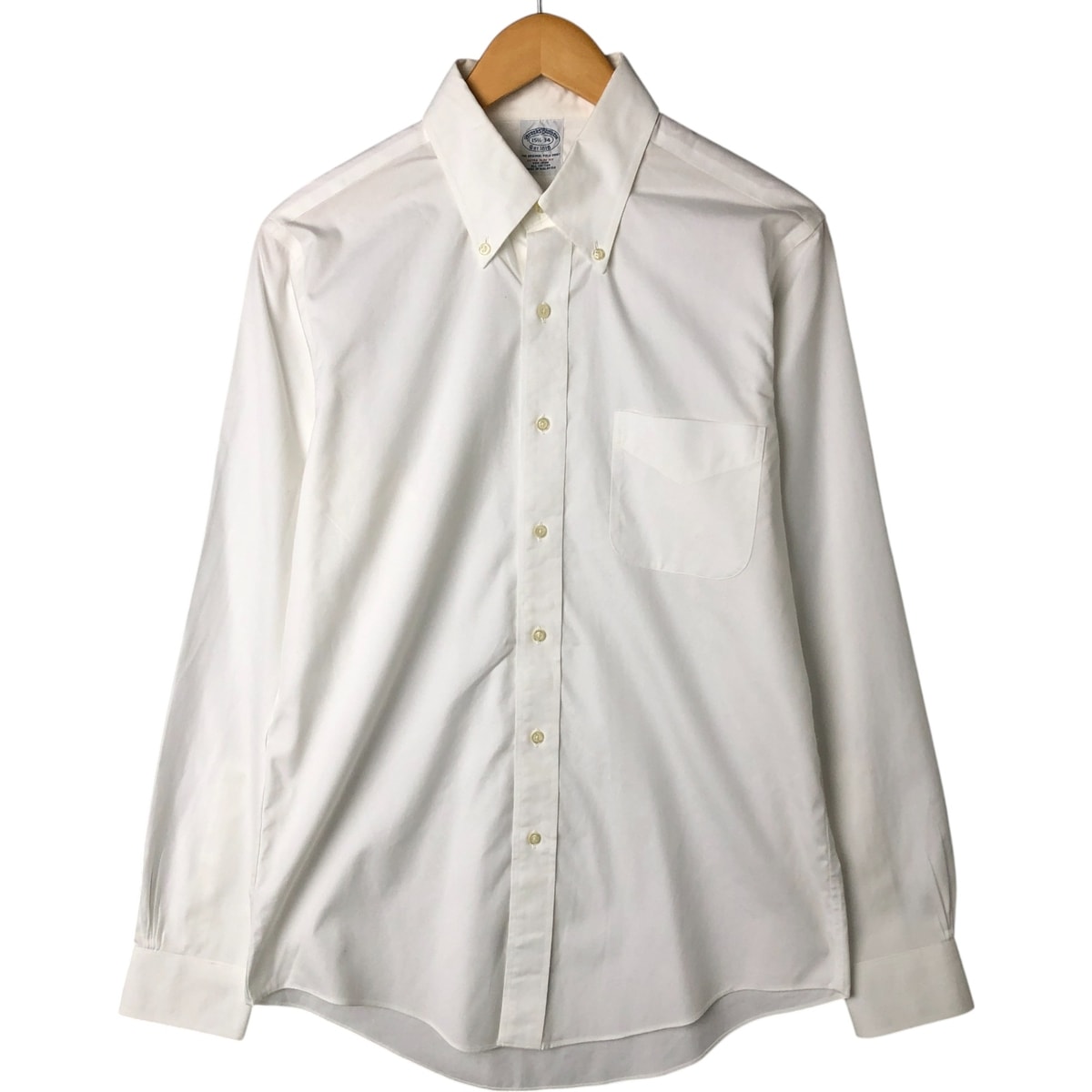 古着 ブルックスブラザーズ Brooks Brothers Est.1818 長袖 ボタンダウンシャツ メンズM相当/eaa543632