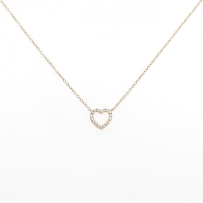 ティファニー メトロ ハート ミニ ネックレス