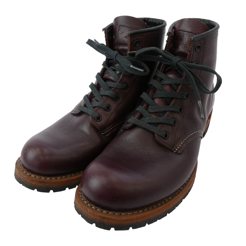 RED WING レッドウィング ブーツ 9011 BECKMAN BOOT BLACK CHERRY ベックマン ブーツ ブラックベリー ワインレッド系 25.5cm【中古】