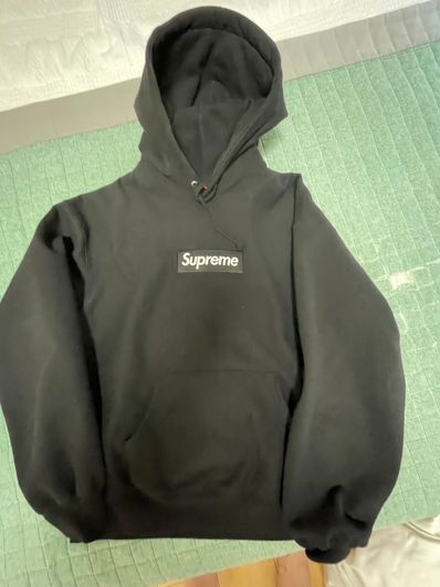 Supreme Box Logo Hooded Sweatshirt "Black" (23FW)