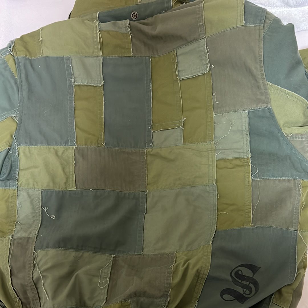 Supreme / JUNYA WATANABE COMME des GARCONS MAN Patchwork Puffy Jacket "Olive"