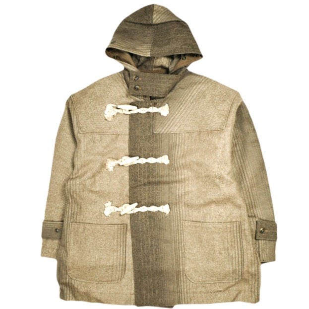 新品 Needles ニードルス 23AW 日本製 DUFFLE COAT - W/N HERRINGBONE MELTON ダッフルコート ウール/ナイロン ヘリンボーンメルトン NS090 M Camel 定価108,900円 アウター g24835