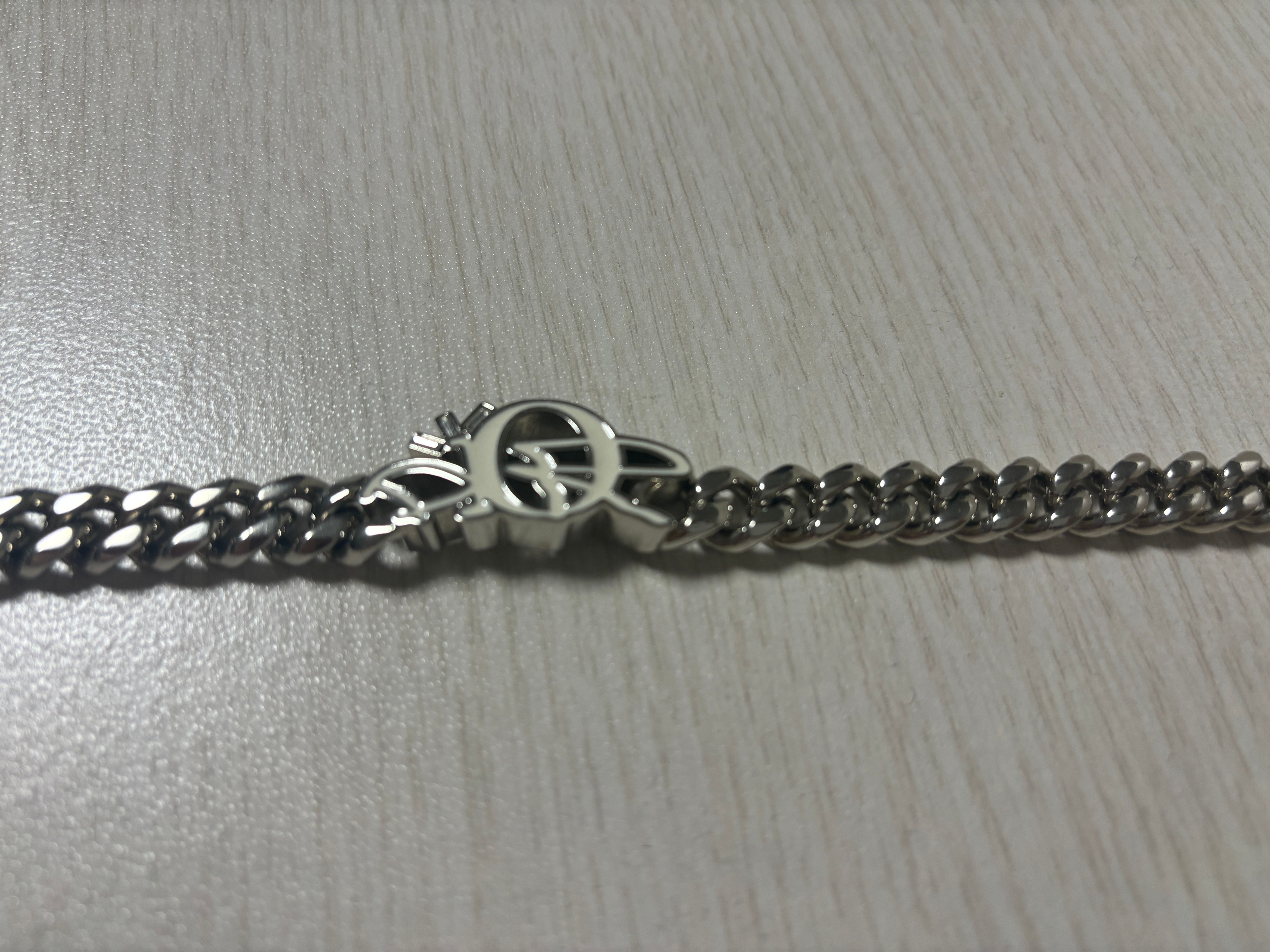 Dior x Cactus Jack Chain Link Bracelet "Silver"