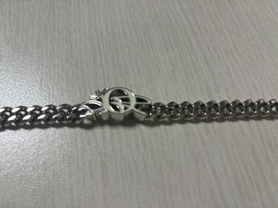 Dior x Cactus Jack Chain Link Bracelet "Silver"