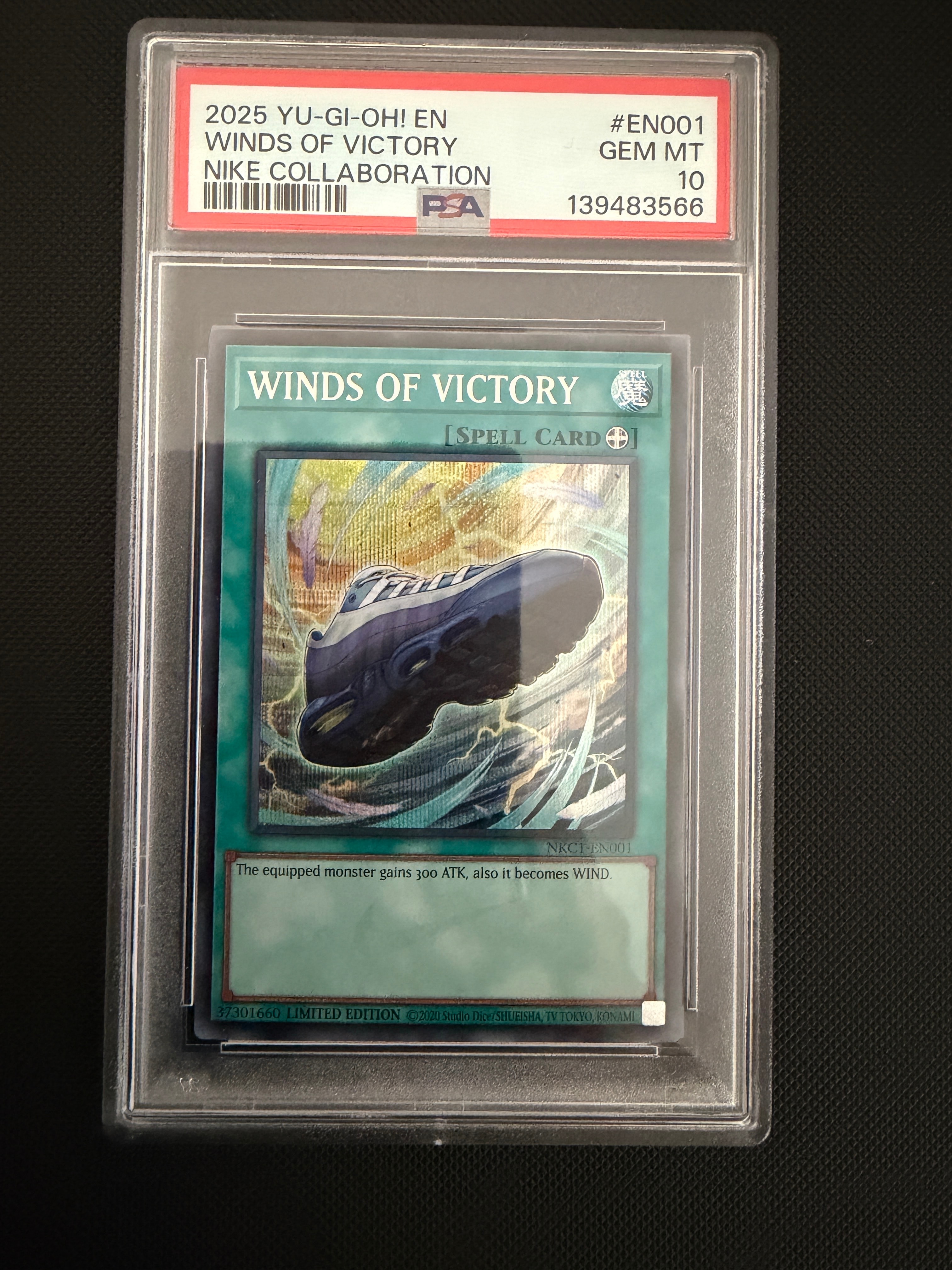 WINDS OF VICTORY SE [NKC1-EN001](遊戯王 x ナイキ エアーマックス 95 QS エアーマッスル 付属カード)