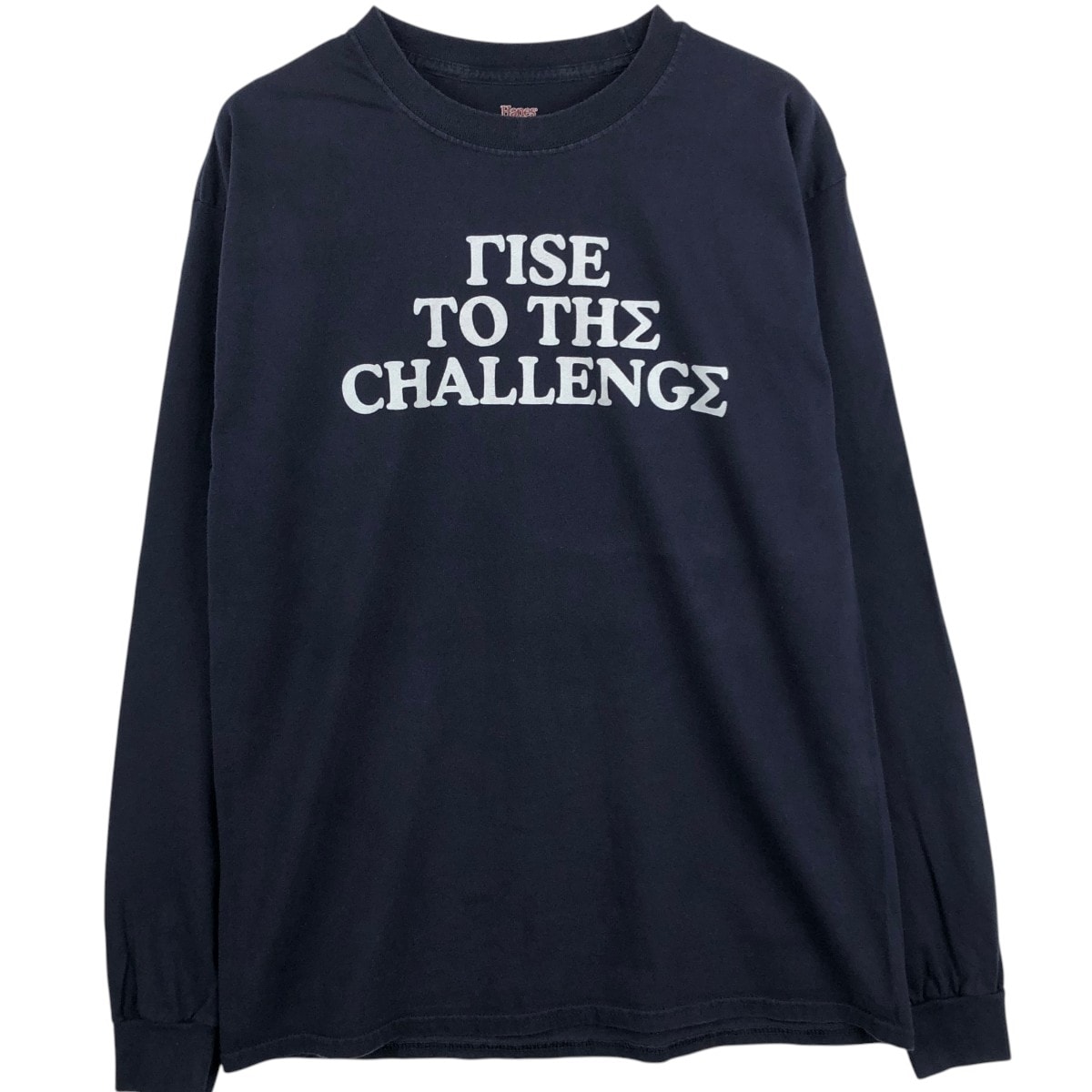 古着 ヘインズ Hanes BEEFY-T ロングTシャツ ロンT メンズL相当 アドバタイジング/eaa681250