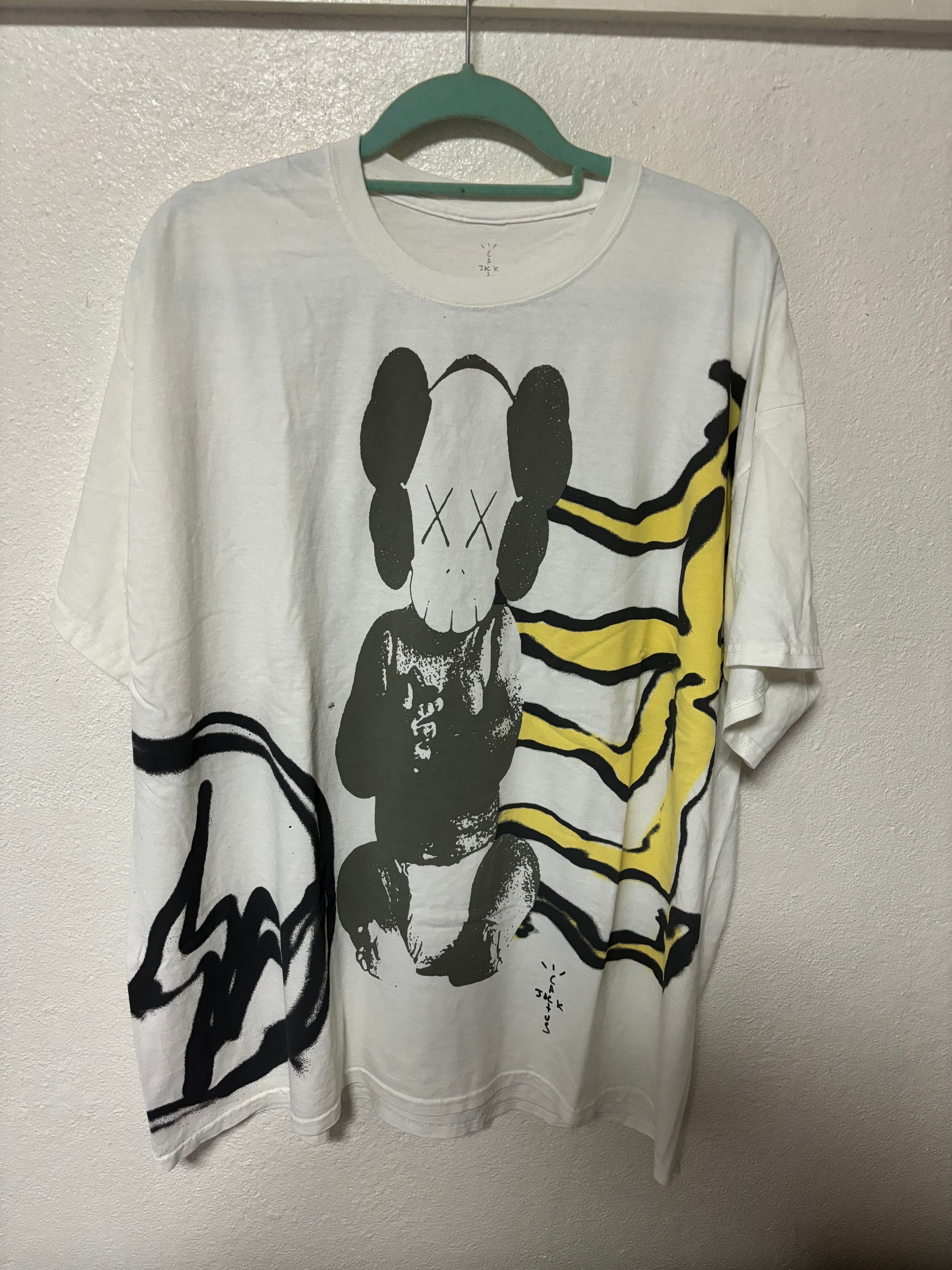 Travis Scott Cactus Jack x KAWS For Fragment Tee "White"