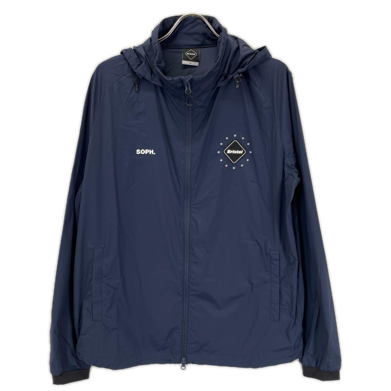 エフシーリアルブリストル FCRB-222028 22AW ブルー STRETCH LIGHT WEIGHT HOODED BLOUSON ナイロンブルゾン XL