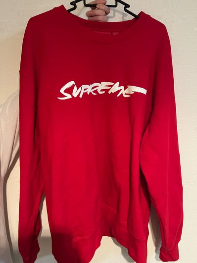 Supreme Futura Logo Crewneck "Red"