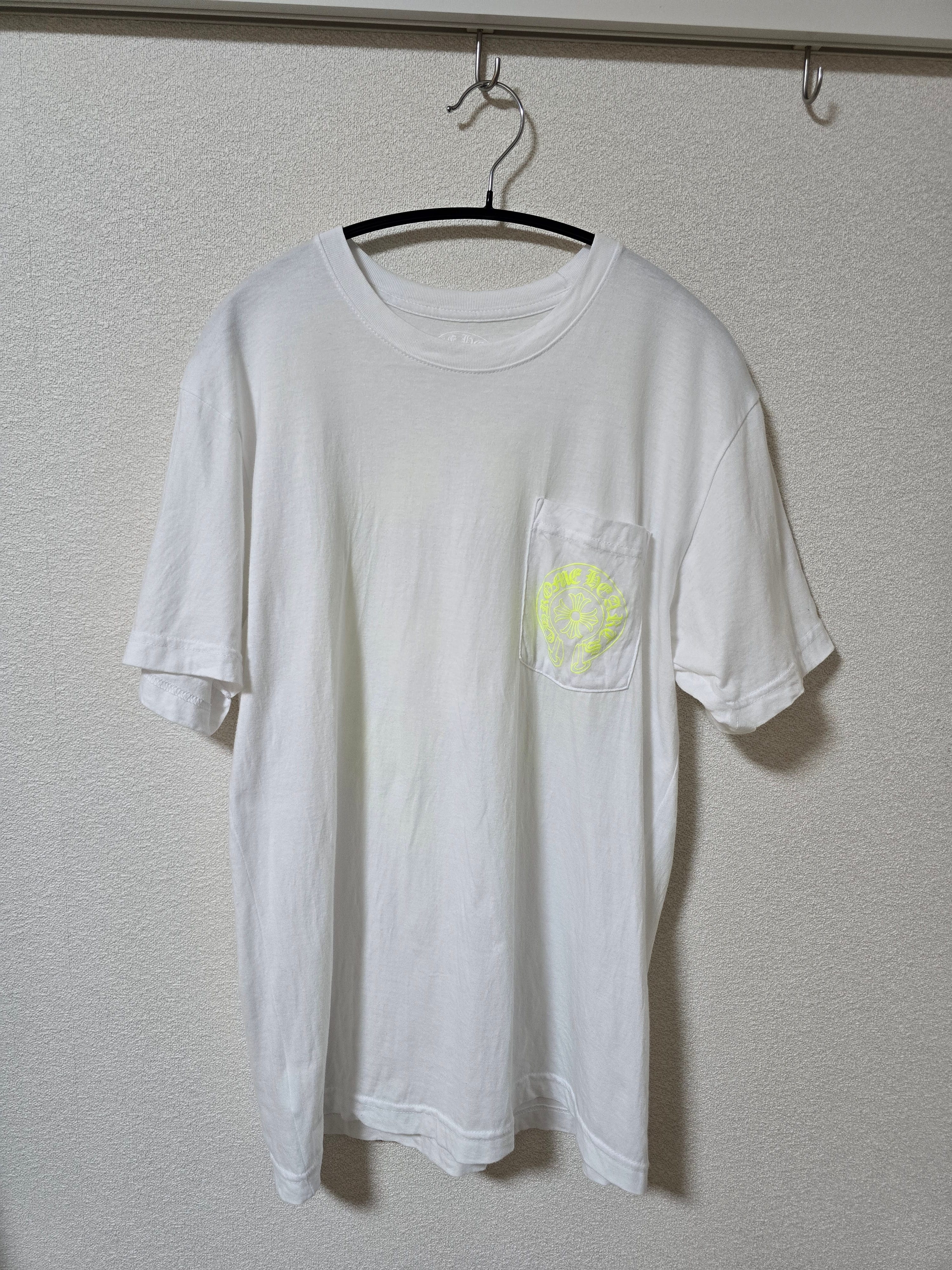クロムハーツ ネオンイエロー ホースシュー ショートスリーブ Tシャツ