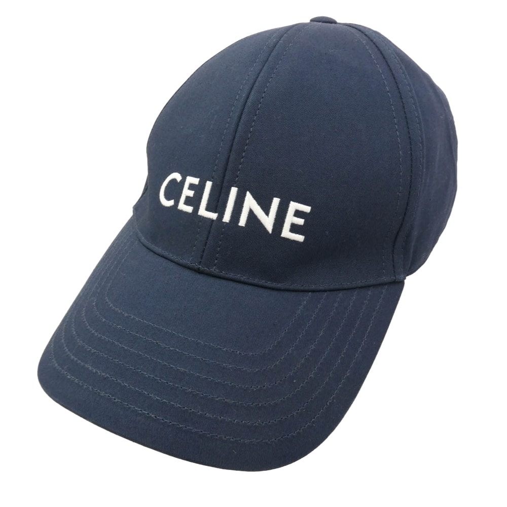 CELINE セリーヌ ベースボールキャップ ネイビー CELINE（セリーヌ） ベースボールキャップ CASQUETTE MINI TRIOMPHE