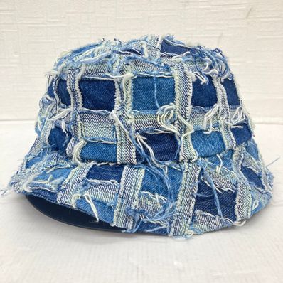 Supreme Frayed Patchwork Denim Crusher "Washed Blue"