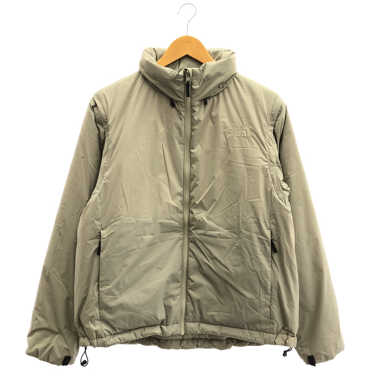ノースフェイス NYW82401 ライトカーキ 中綿 ジップインサニーヌックジャケット XL