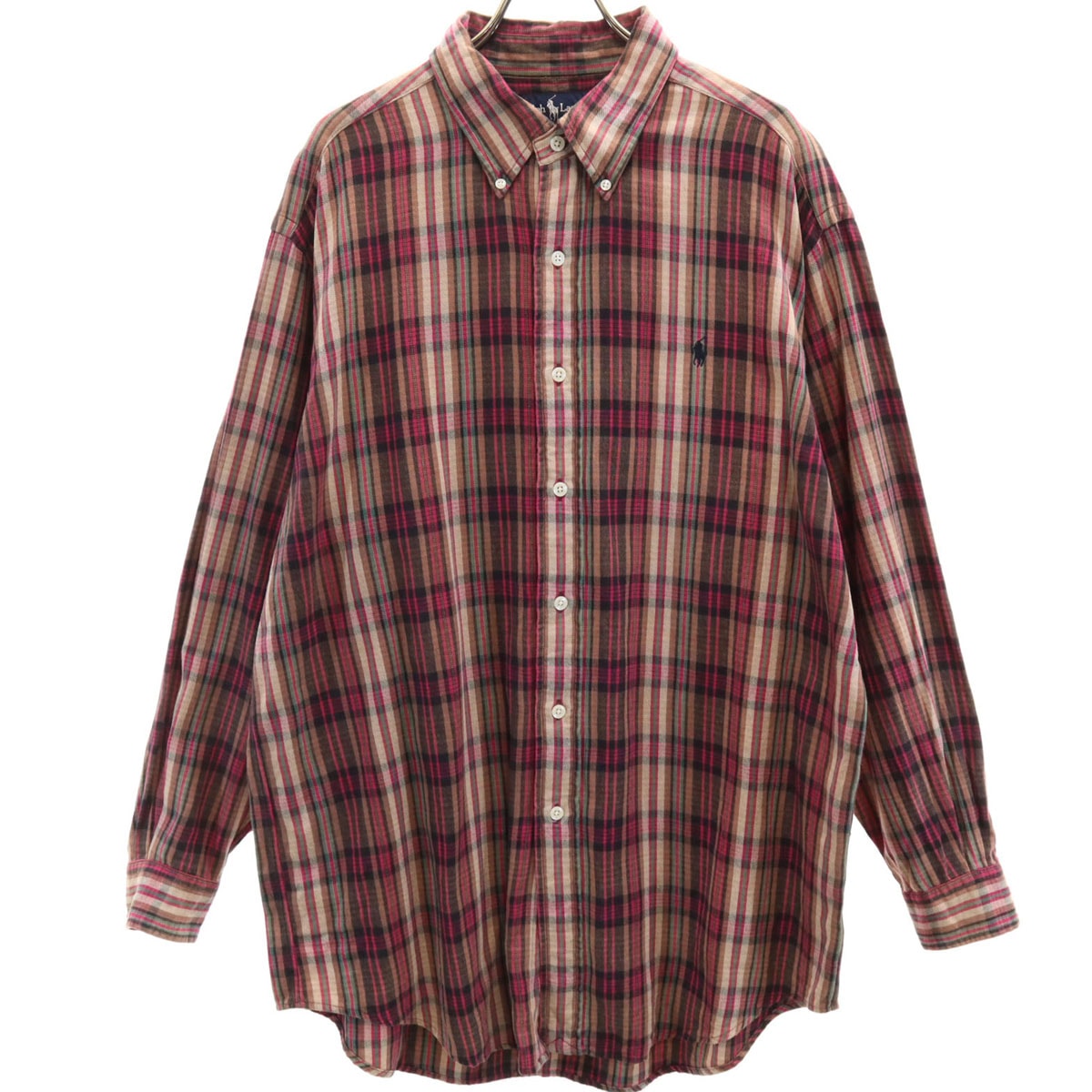 RALPH LAUREN ラルフローレン チェック柄 長袖 シャツ L