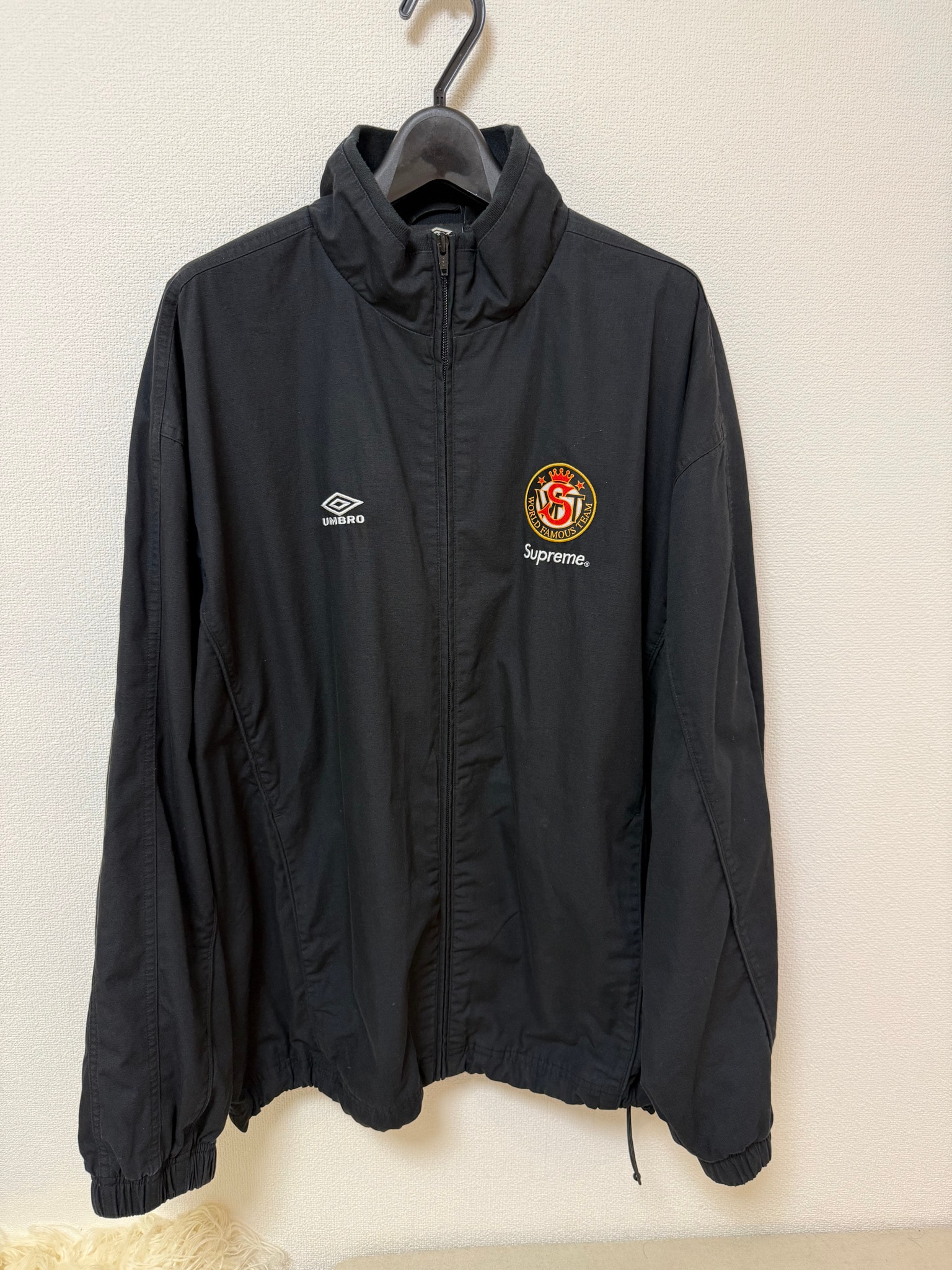 Supreme x Umbro Cotton Ripstop Track Jacket (26SS) "Black"
