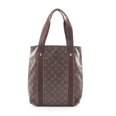 ルイ・ヴィトン LOUIS VUITTON カバ ボブール トートバッグ バッグ PVCコーティングキャンバス レザー モノグラム メンズ レディース ブラウン系 M53013 【中古】