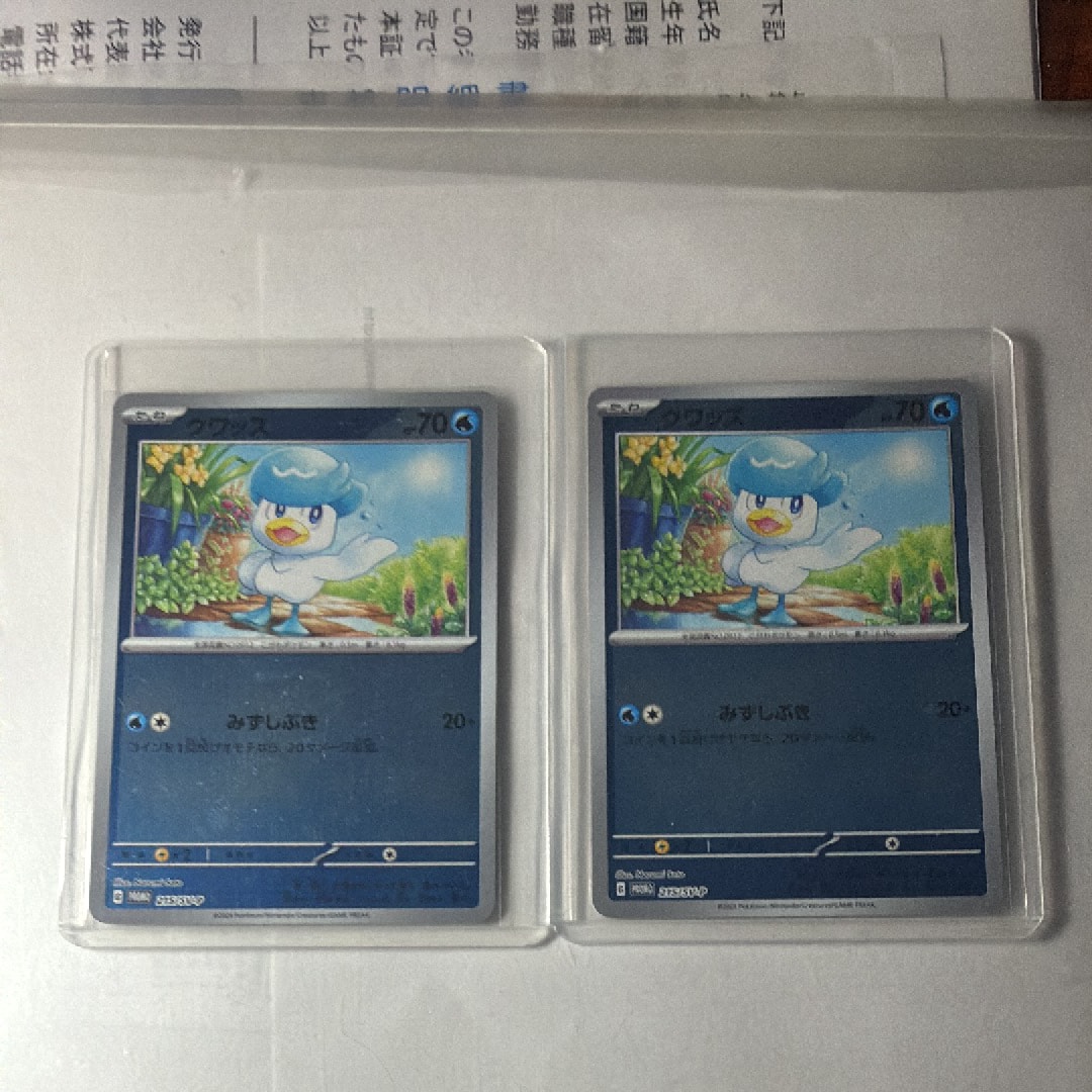 クワッス P [SV-P 215](プロモカードパック「ポケカの夏がキタ！プロモ
