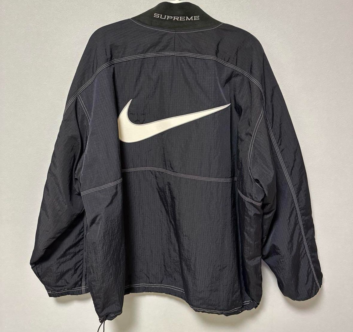 Supreme x Nike Ripstop Pullover "Black"