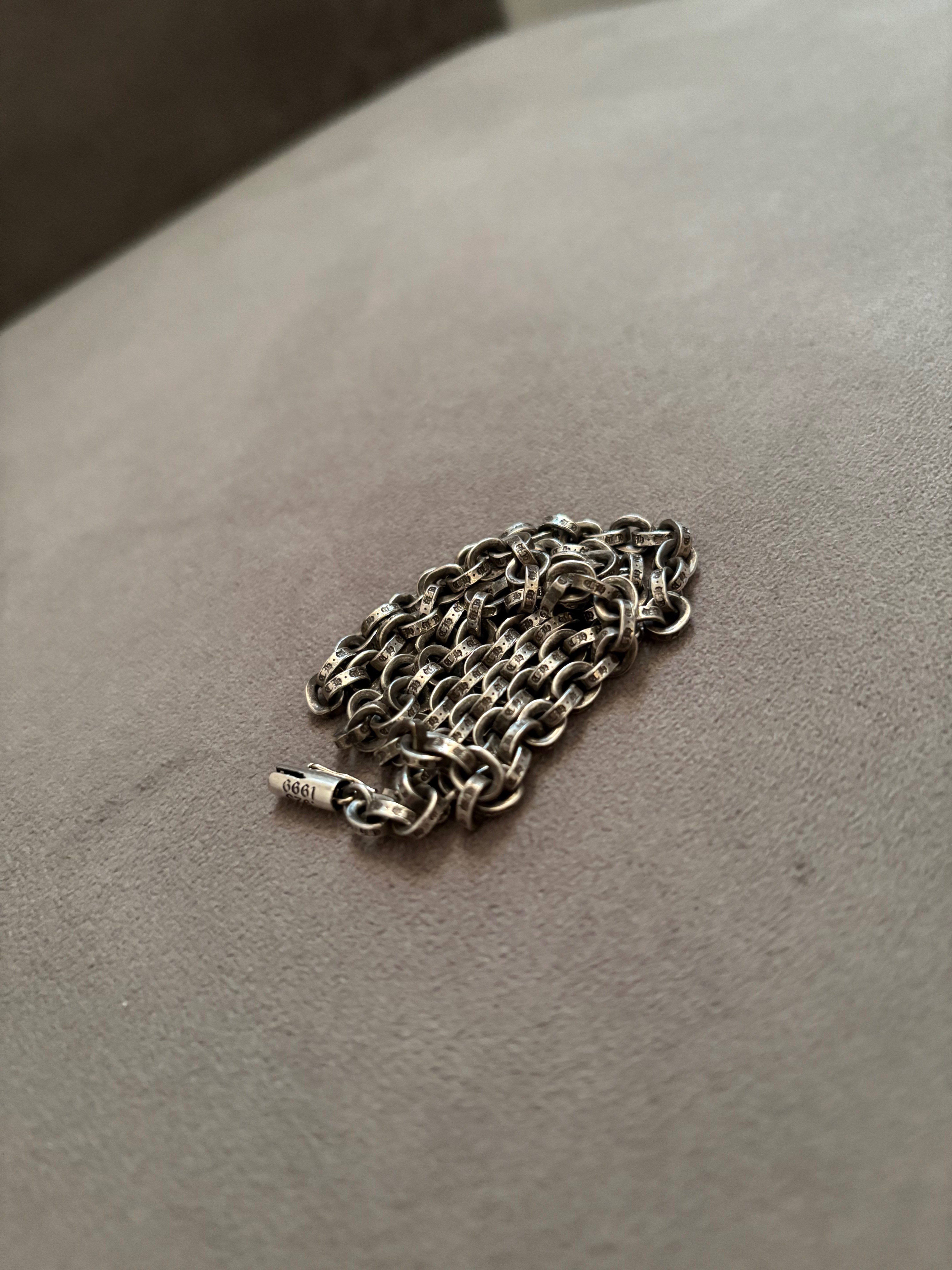 Chrome Hearts Paper Chain Necklace 45cm (18inch) "Silver"