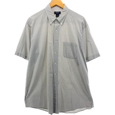 古着 ブルックスブラザーズ Brooks Brothers SPORTS 半袖 ボタンダウン チェックシャツ メンズL相当/eaa551036