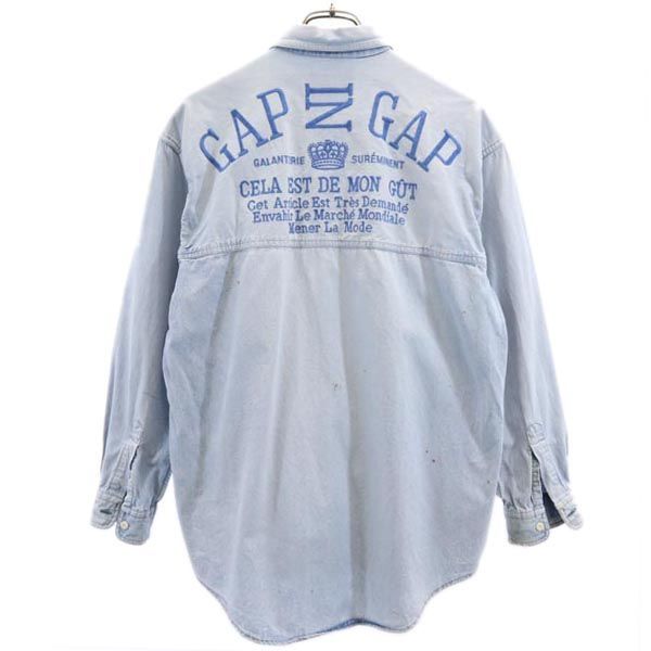 GAP ギャップ 90s 長袖 デニムシャツ