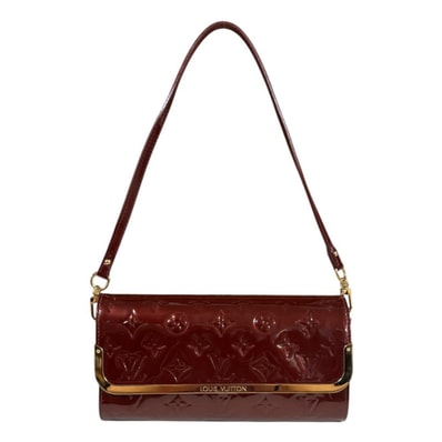 ルイヴィトン ロスモアMM LV ヴェルニ ショルダーバッグ モノグラムヴェルニ M91551 レッド レディース LOUIS VUITTON 中古