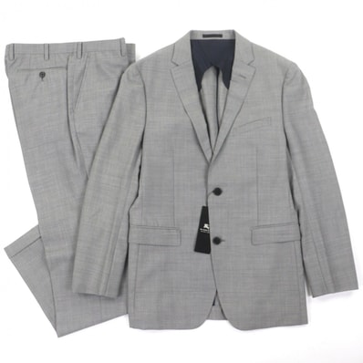 未使用品 バーバリーブラックレーベル セットアップ グレー メンズ 40L