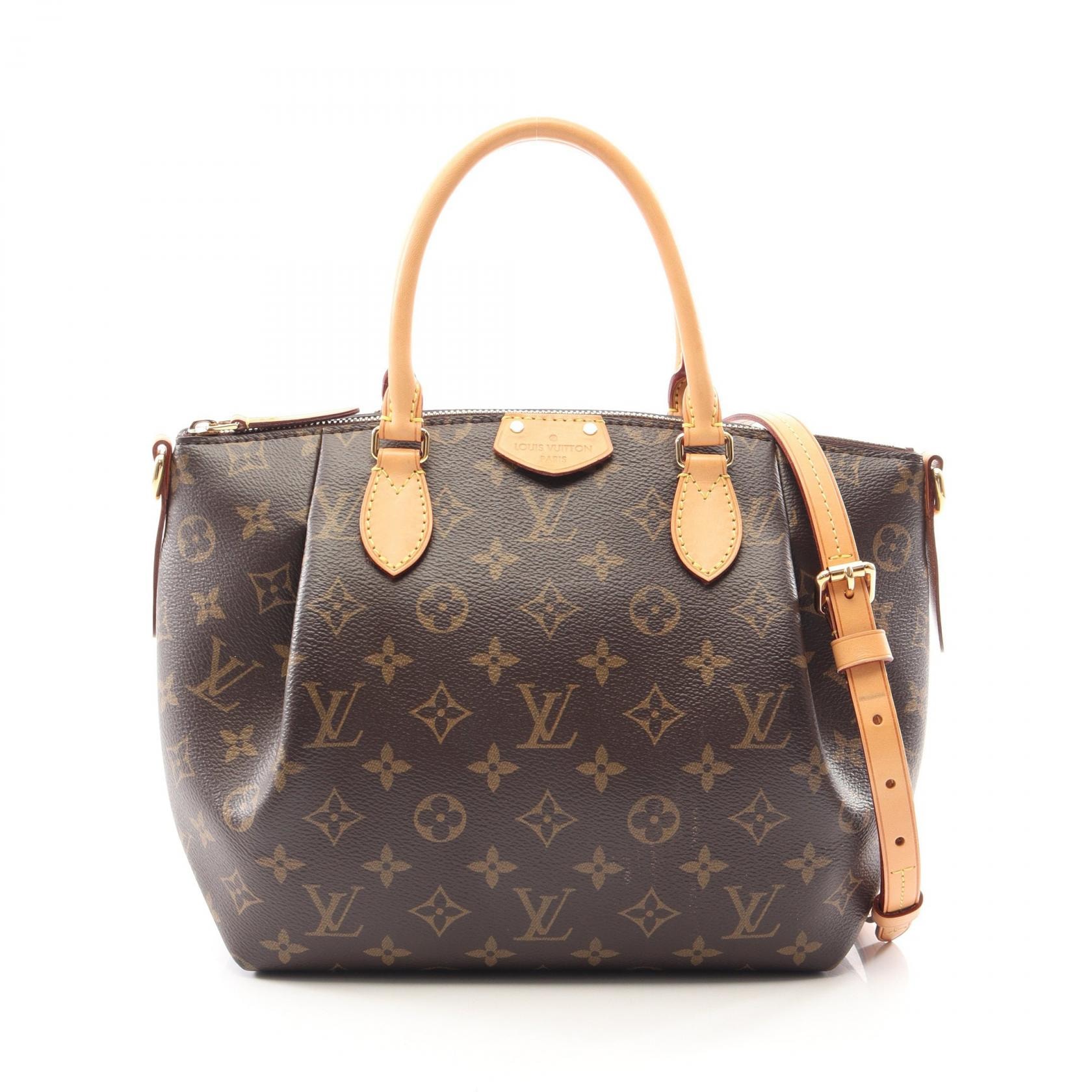 ルイ・ヴィトン LOUIS VUITTON テュレンPM モノグラム 2WAY ハンドバッグ バッグ PVCコーティングキャンバス レザー モノグラム レディース ブラウン系 M48813 【中古】