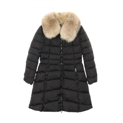 モンクレール MONCLER HIRONDELLE ダウンジャケット 衣料品 アウター ナイロン レディース ブラック系 【中古】