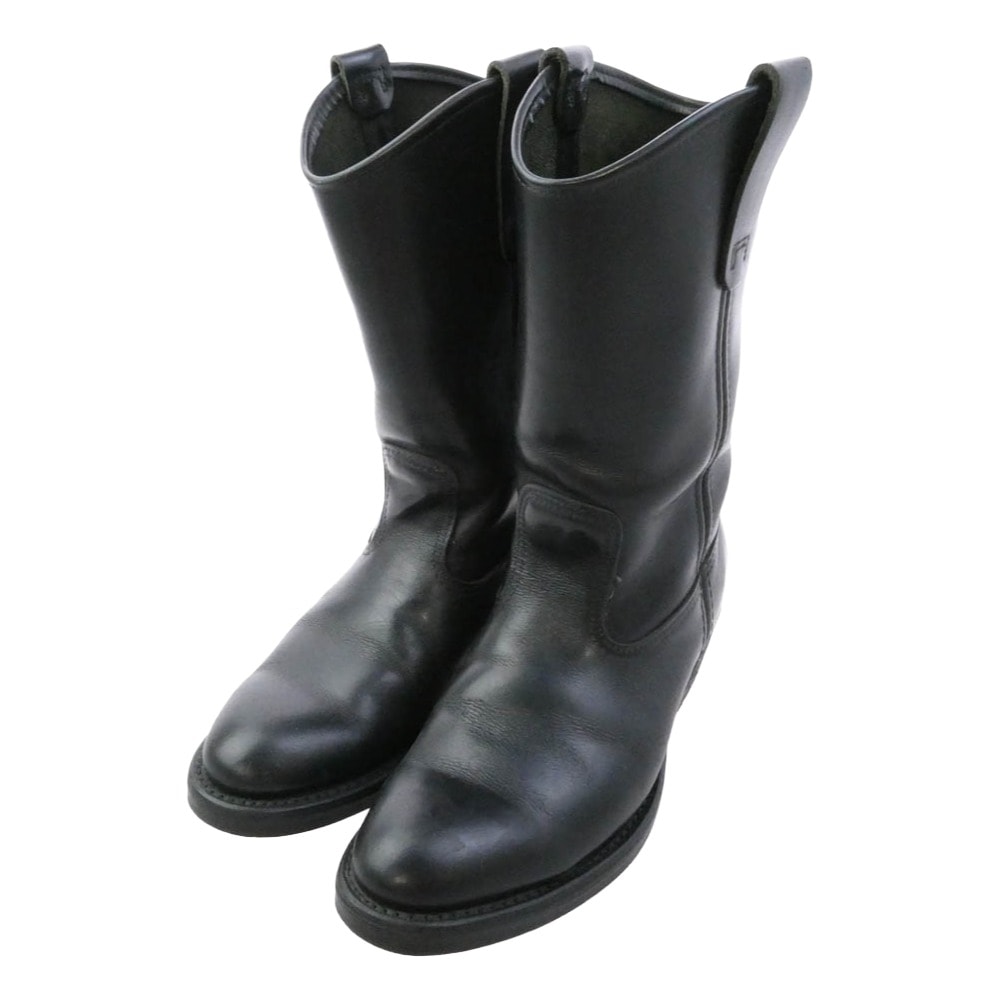 RED WING レッドウィング ブーツ 8155 USA製 BLACK CHROME PECOS ペコス ブーツ ブラック系 us7【中古】