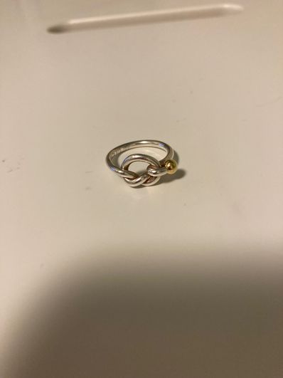 Tiffany & Co Love Knot Ring Hook and Eye ”Silver”