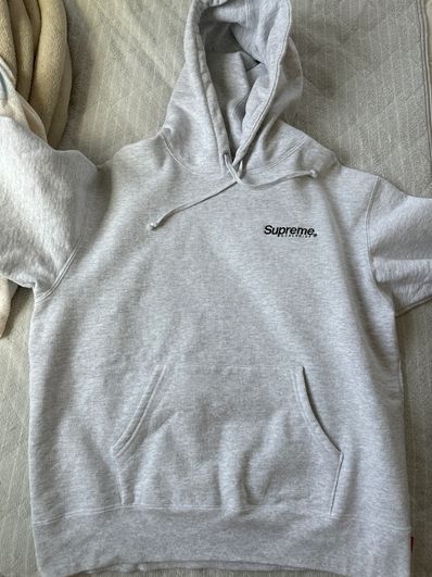 Supreme Worldwide Hooded Sweatshirt "Ash Grey"