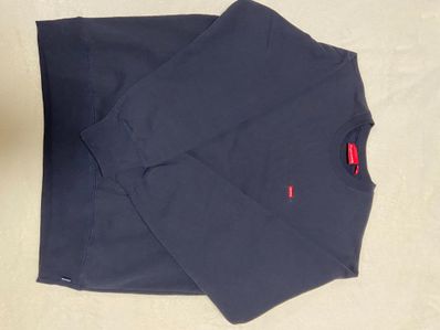 Supreme Small Box Crewneck "Navy" (19FW)