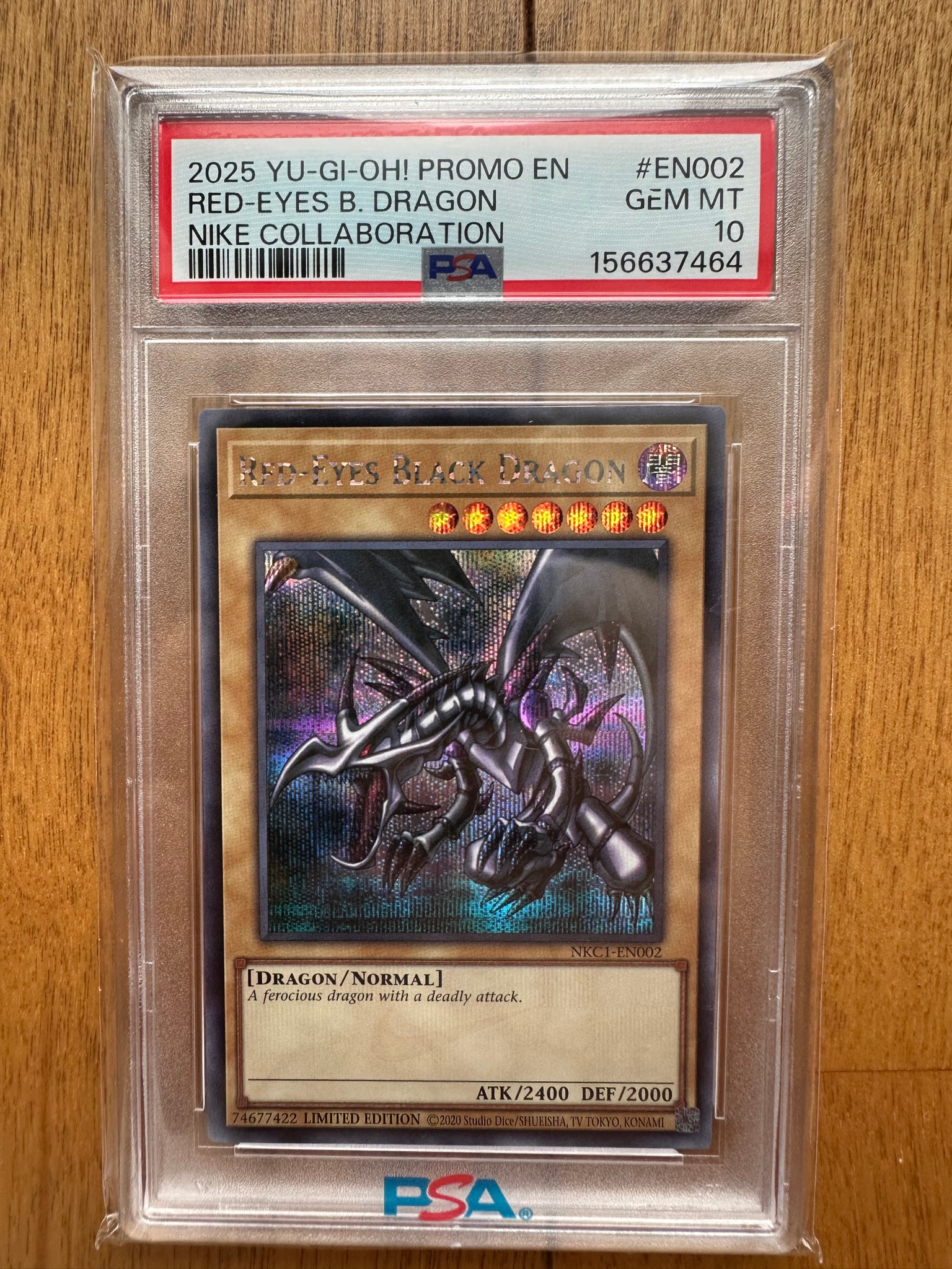 PSA10】真紅眼の黒竜 SE [NKC1-EN002](遊戯王 x ナイキ エアーマックス