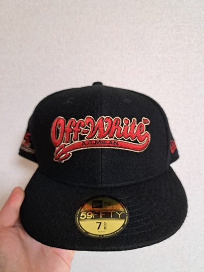 NEW ERA x Off-White x AC Milan 2024 59Fifty "Black/Red"