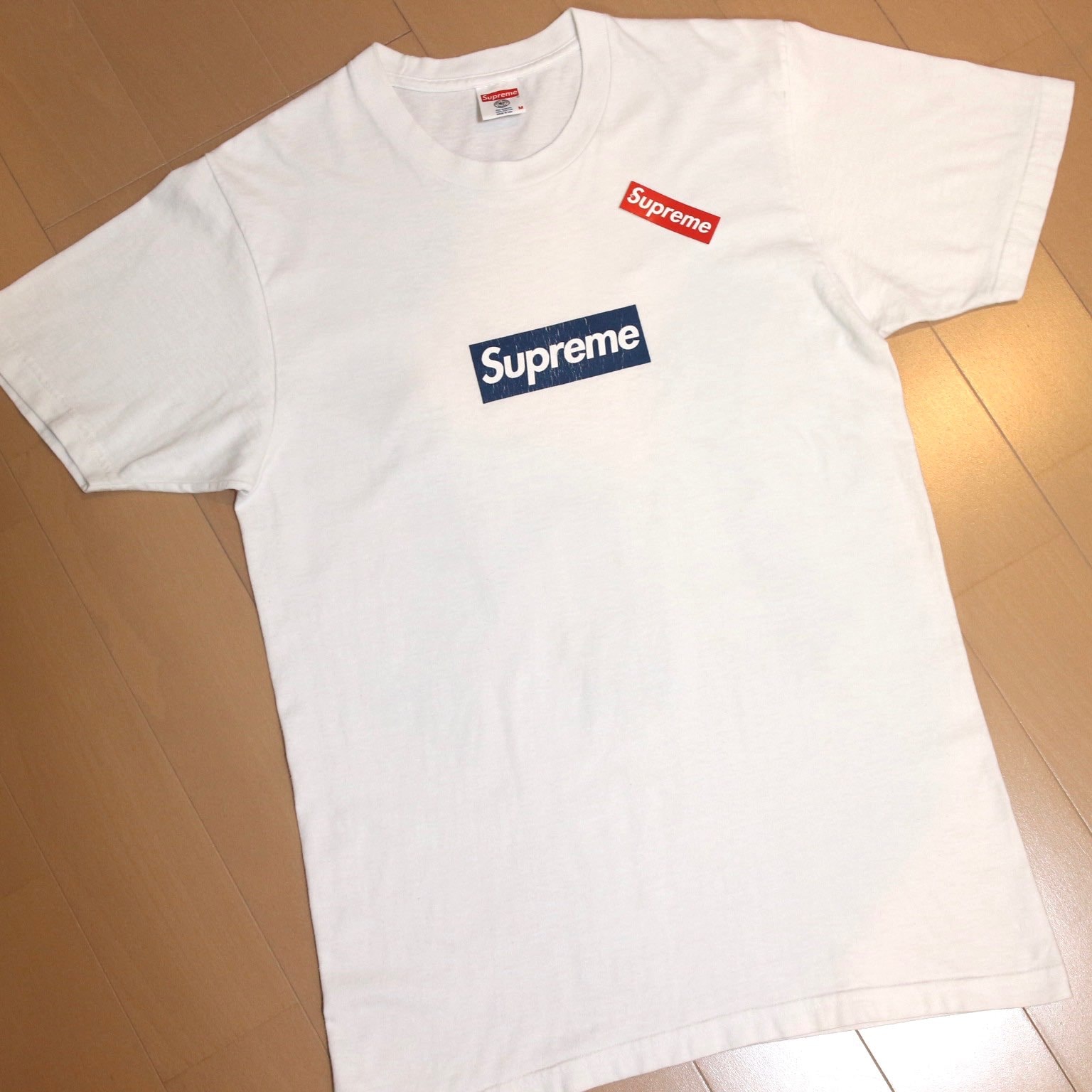 Supreme New York Yankees Box Logo Tee "White"