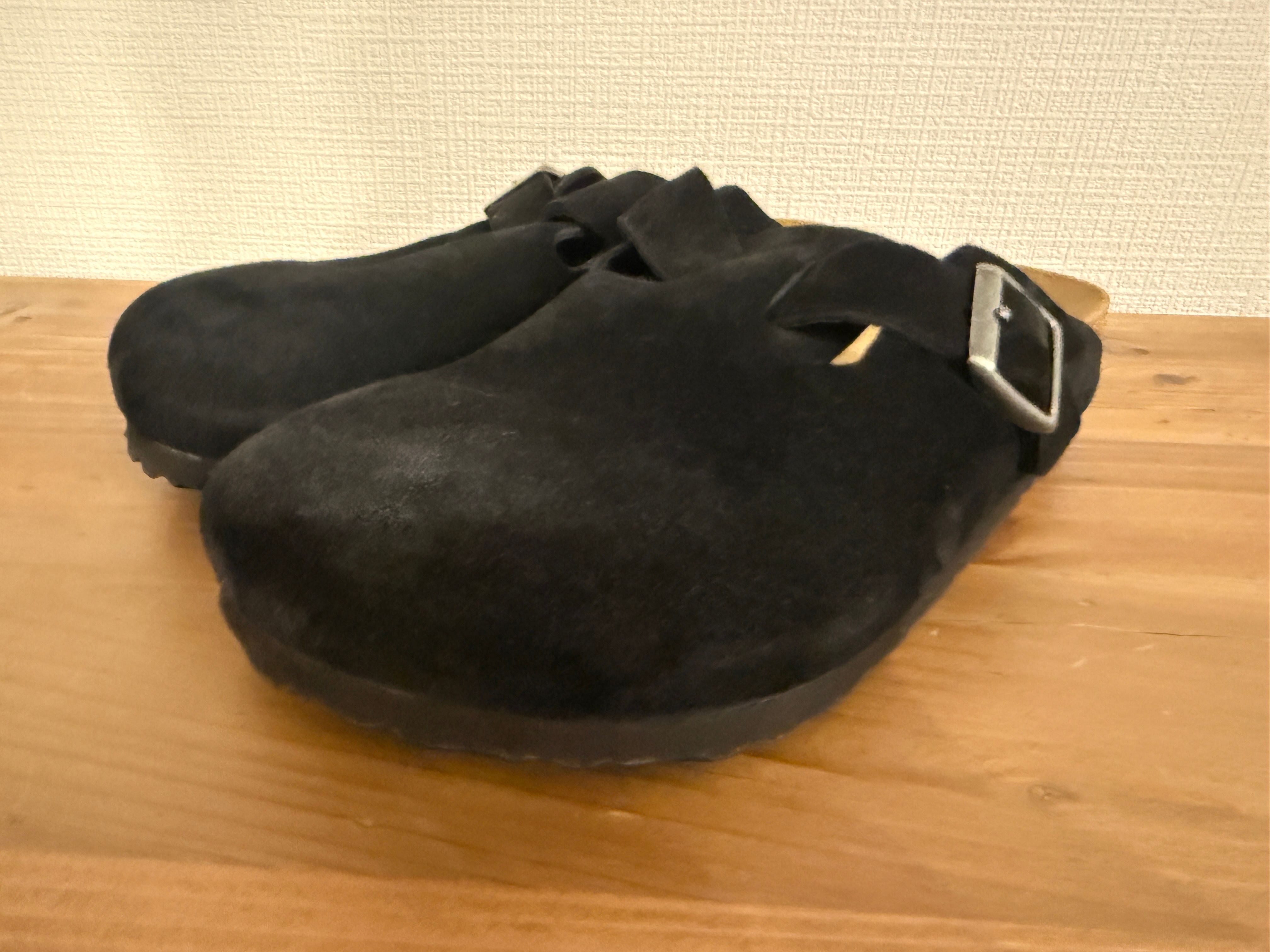BIRKENSTOCK Boston "Black" (Original Footbed)