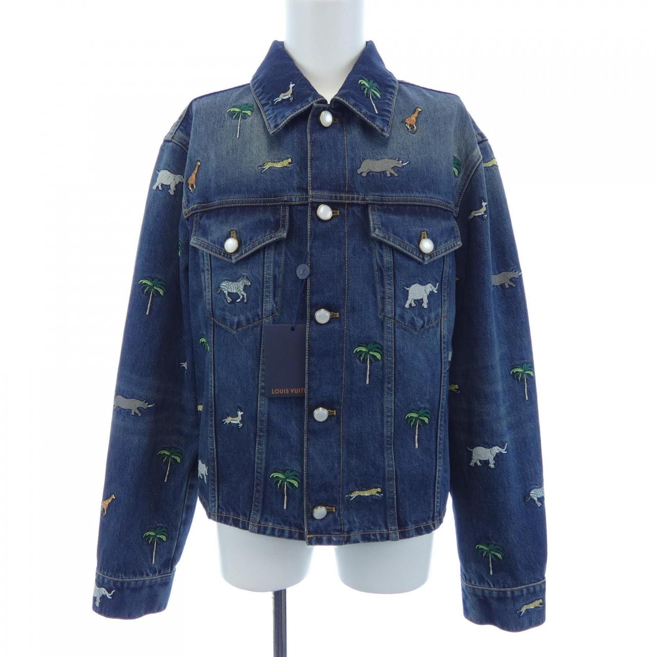 ルイヴィトン LOUIS VUITTON ザ・ダージリン リミテッド エンブロイダリー デニム HUA92WXY3 デニムジャケット