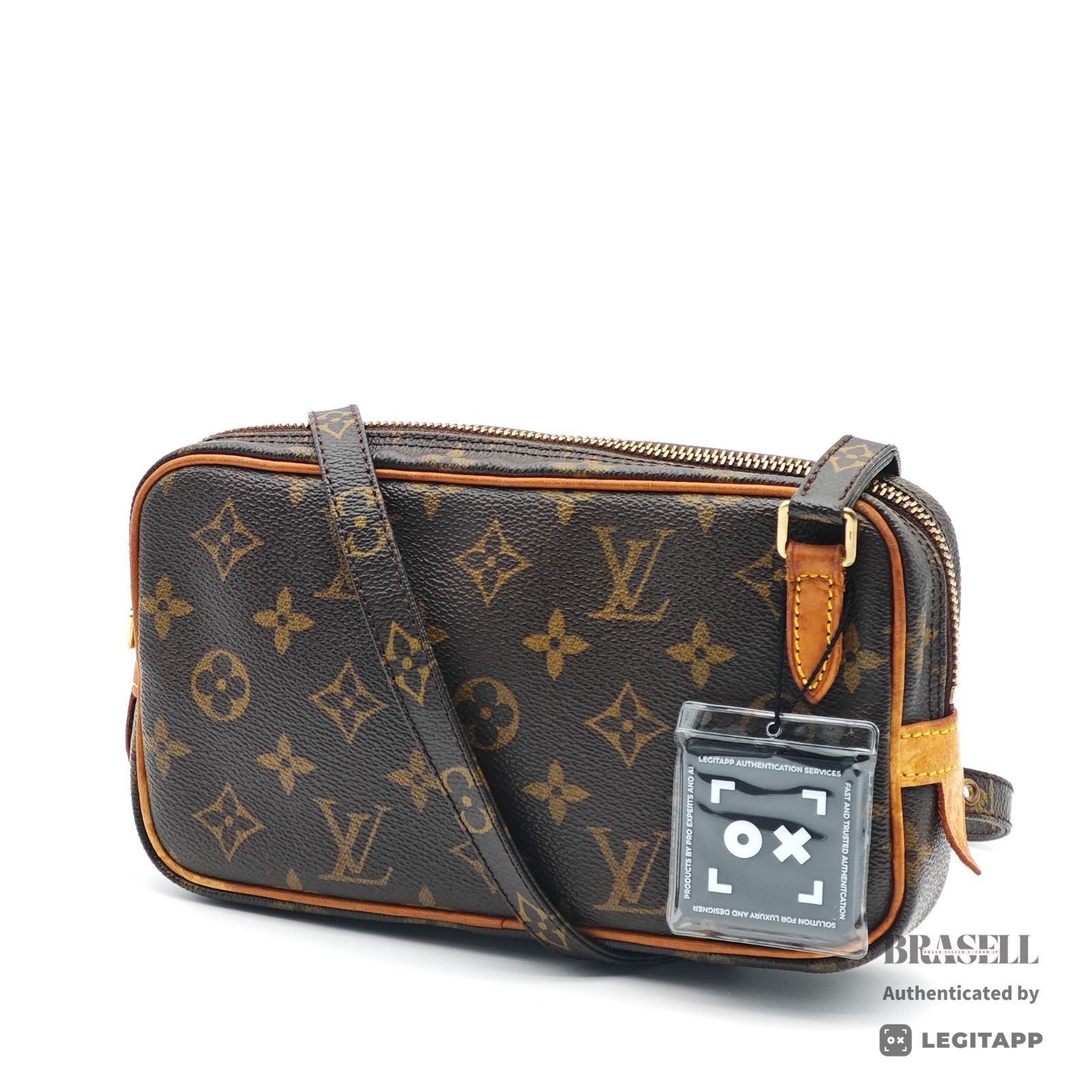 LOUIS VUITTON ルイ・ヴィトン ポシェットマルリー Monogram ポシェットマルリー M51828 DU0092 ショルダーバッグ Monogram Canvas Brown レディース
