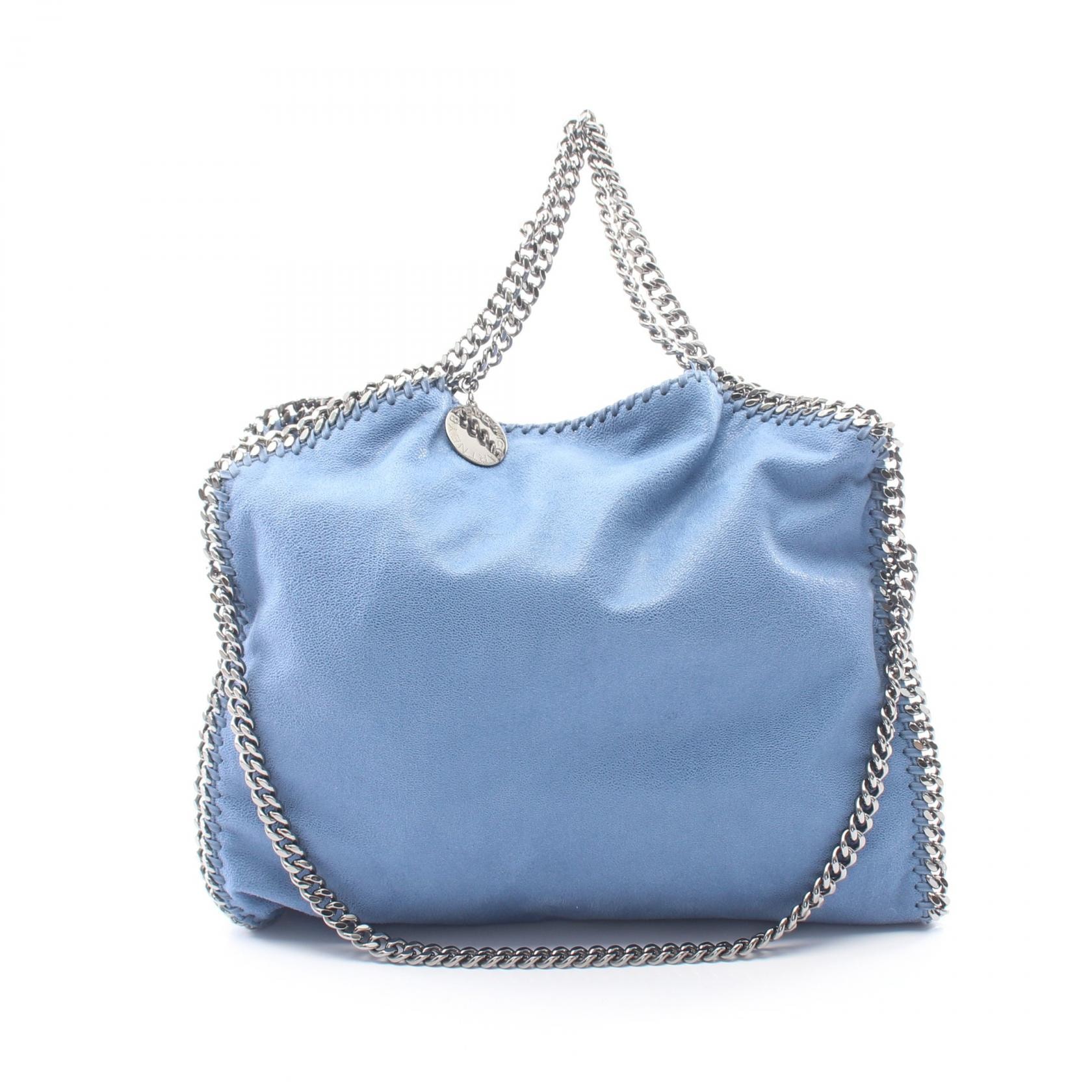 ステラマッカートニー Stella McCartney ファラベラ シャギー ディア フォールド オーバー 2WAY ショルダーバッグ バッグ フェイクレザー レディース ブルー系 【中古】