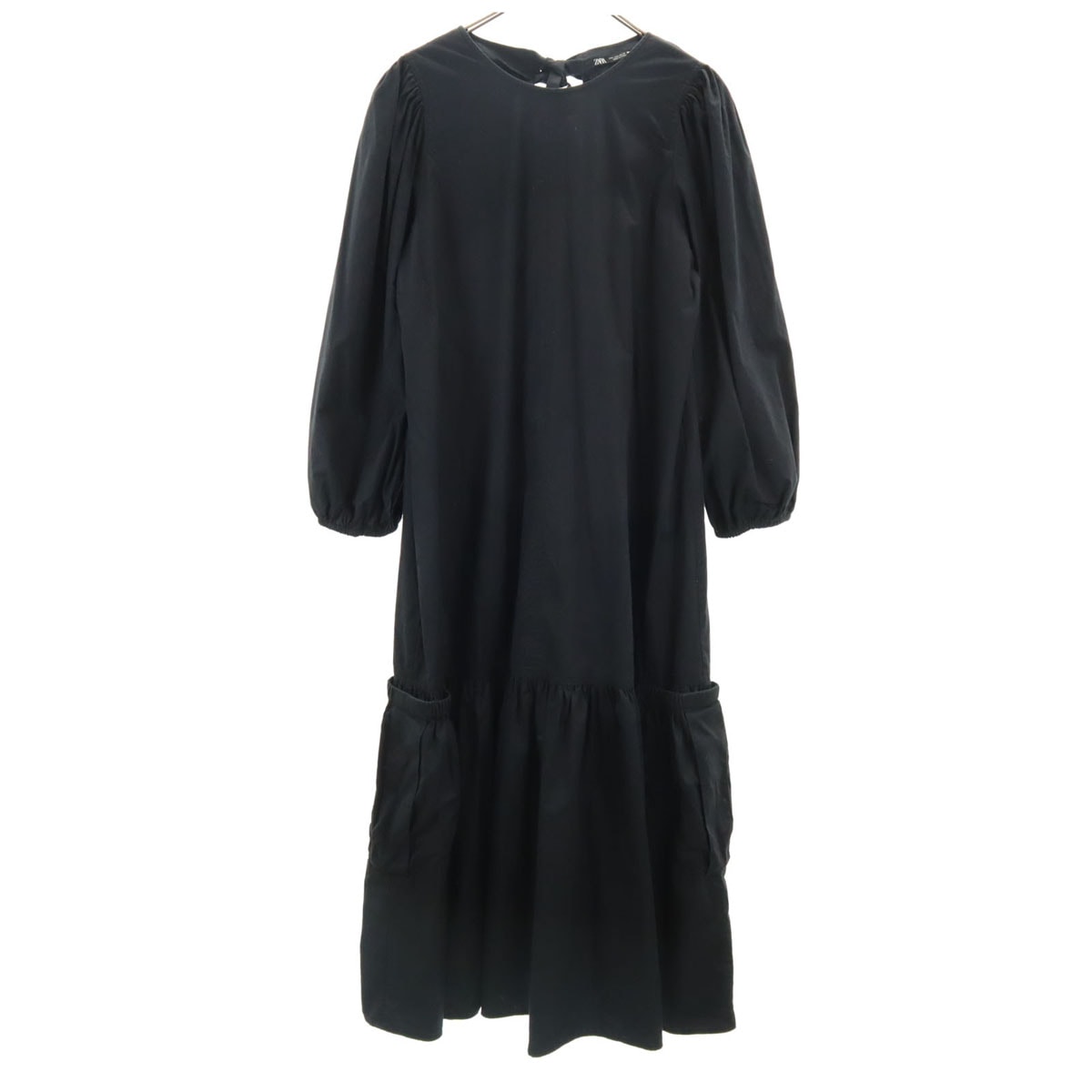 ZARA ザラ 長袖 ワンピース 30 ブラック