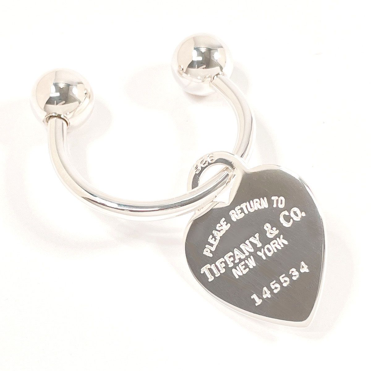ティファニー キーホルダー ハートタグ キーリング リターントゥ  シ