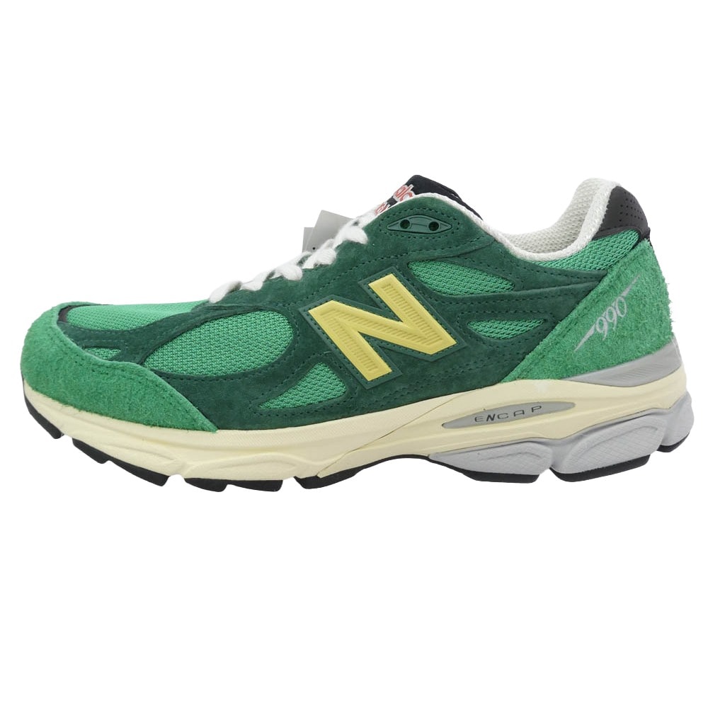 NEW BALANCE ニューバランス スニーカー M990GG3 ローカット スニーカー グリーン系 27cm【極上美品】【中古】