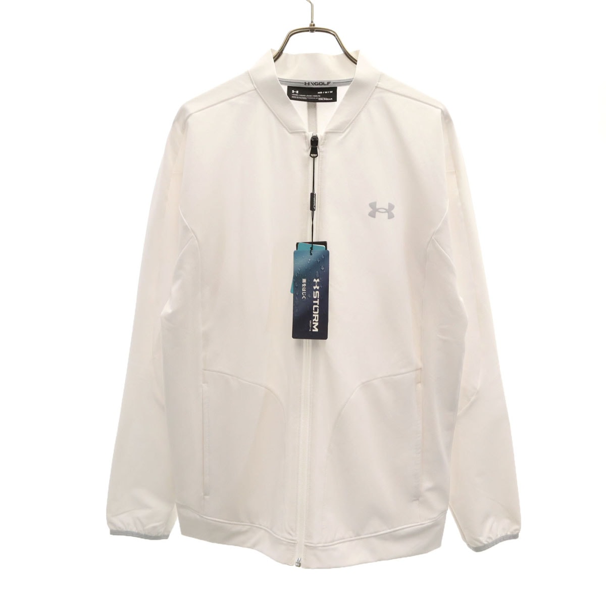 未使用 UNDER ARMOUR アンダーアーマー ゴルフ ジャケット MD ホワイト