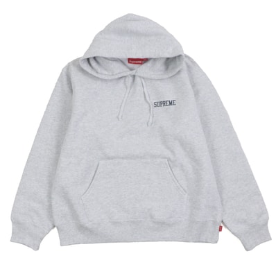 Supreme On God Hooded Sweatshirt "Ash Grey"
