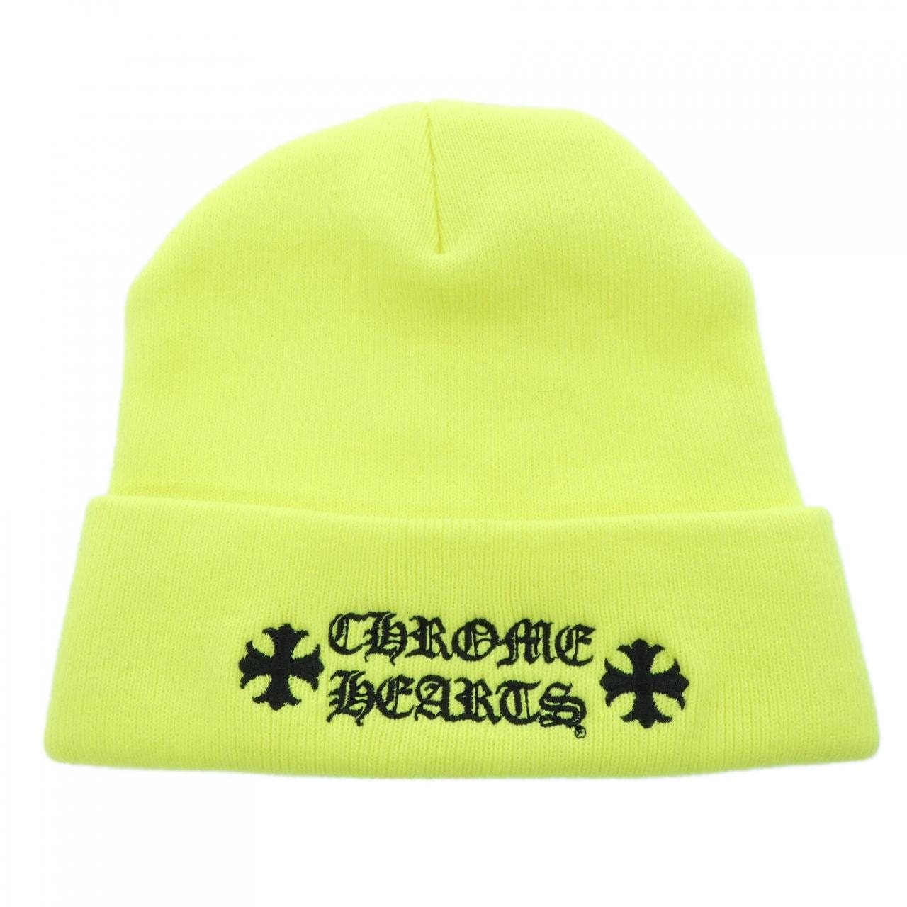 Chrome Hearts Wool Watch Cap Logo Embroidery Beanie "Neon Yellow"