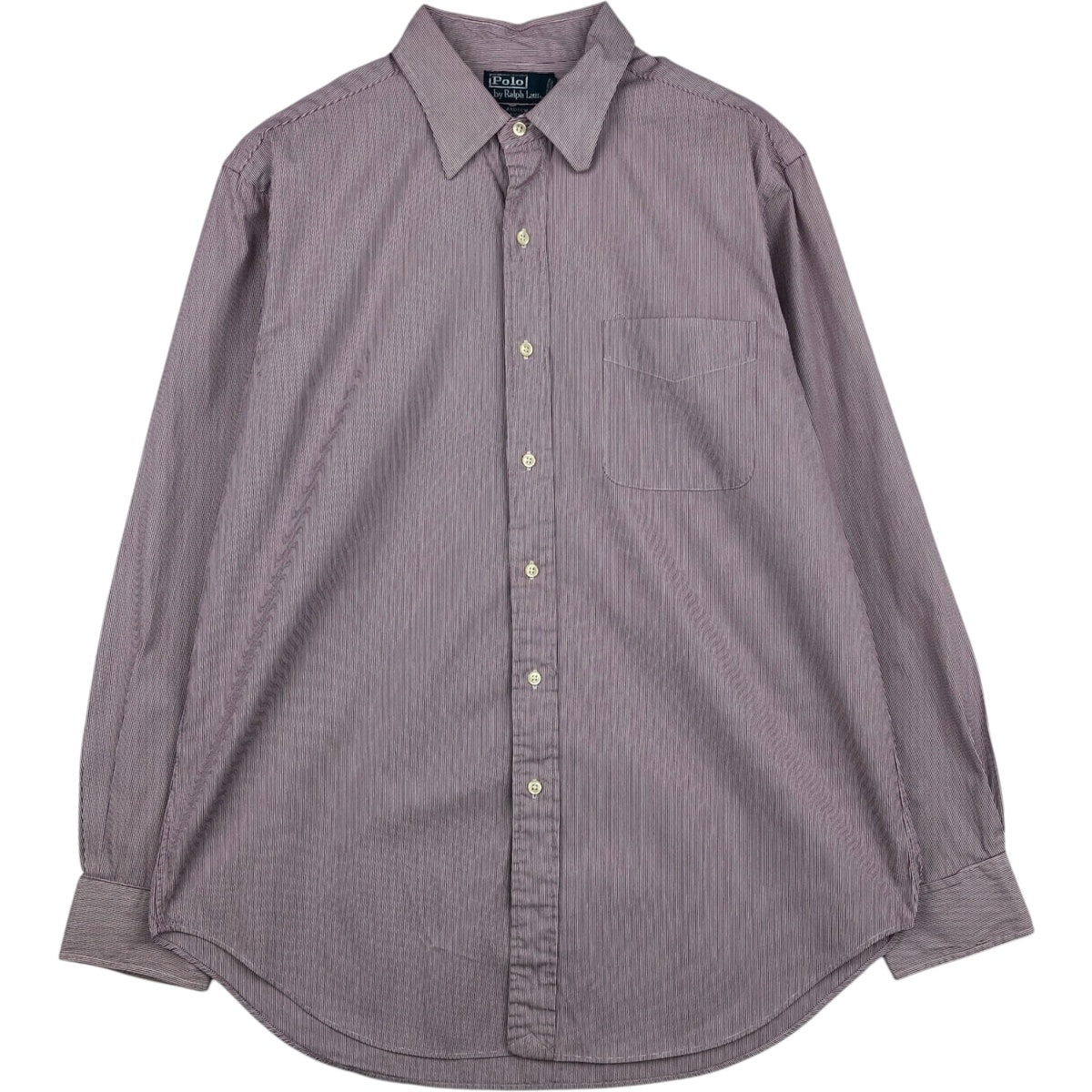 古着 ラルフローレン Ralph Lauren ANDREW CLASSIC FIT 長袖 コットンストライプシャツ メンズL相当/eaa643462