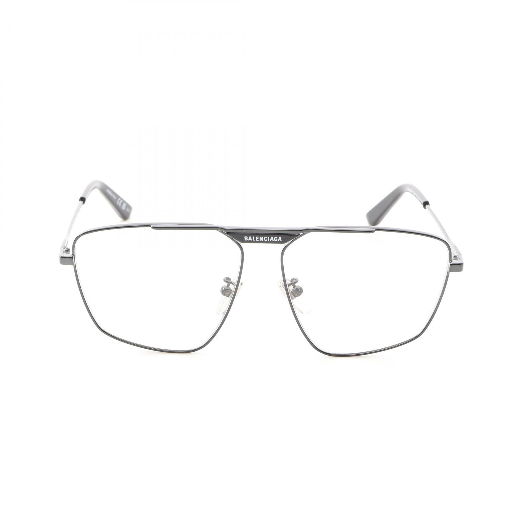 バレンシアガ BALENCIAGA Tag 2.0 Navigator サングラス 衣料品 メタル メンズ レディース ブラック系 【中古】
