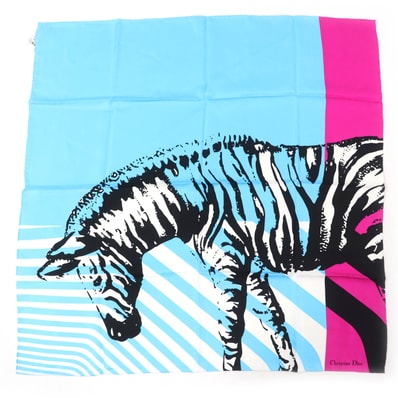 未使用品 クリスチャンディオール
スカーフ D-ジャングル ポップ マルチカラー レディース 22ANP090I610